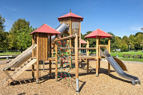Playground Mulch Installation in Arroyo Grande