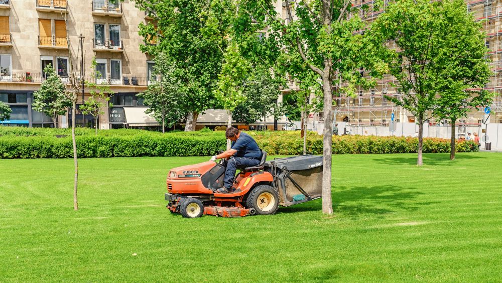 Hotel Lawn Mowing Service